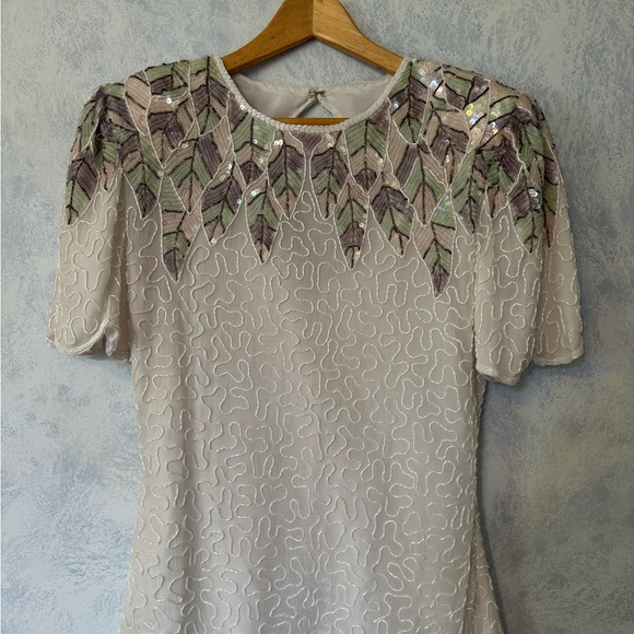 Vintage rare beaded SCALA top - Picture 1 of 9